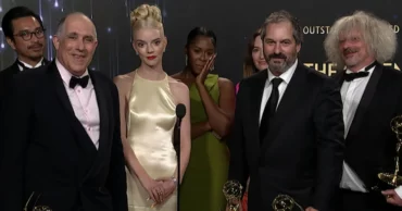 the cast and crew of The Queen's Gambit