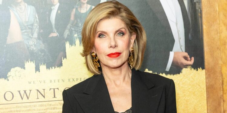 actress Christine Baranski attending a red carpet event. actress Christine Baranski attending a red carpet event.