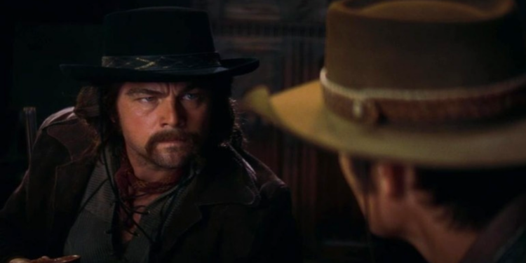 Leonardo DiCaprio and Timothy Olyphant in Once Upon a Time in... Hollywood (2019)