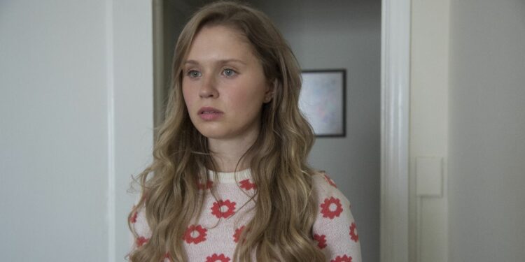 actress Eliza Scanlen as the character Amma Crellin in the HBO miniseries Sharp Objects