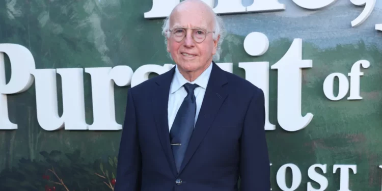 Larry David attends the premiere of his new HBO series Life, Larry and the Pursuit of Unhappiness