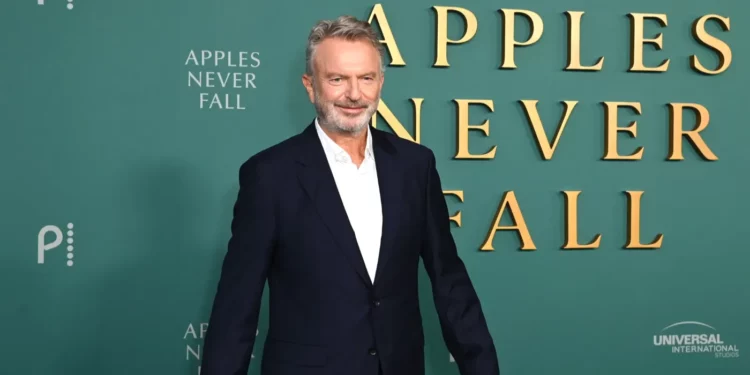Sam Neill attending the Los Angeles premiere of "Apples Never Fall" Sam Neill attending the Los Angeles premiere of "Apples Never Fall"