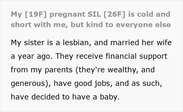 Pregnant Woman Loses Cash Cow In-Laws After Acting Mean Toward 19YO SIL And Angering Wife