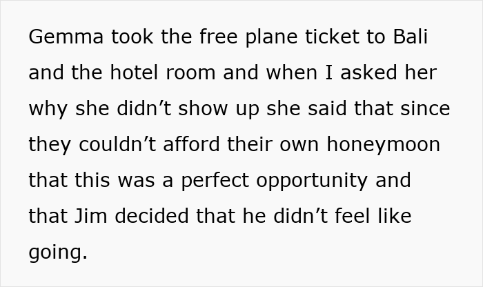 Woman Skips Best Friend’s Wedding, Says It’s Because She Wanted A Honeymoon, The Real Reason Is Much Worse Woman Skips Best Friend’s Wedding, Says It’s Because She Wanted A Honeymoon, The Real Reason Is Much Worse