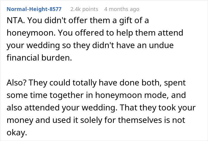 Woman Skips Best Friend’s Wedding, Says It’s Because She Wanted A Honeymoon, The Real Reason Is Much Worse Woman Skips Best Friend’s Wedding, Says It’s Because She Wanted A Honeymoon, The Real Reason Is Much Worse