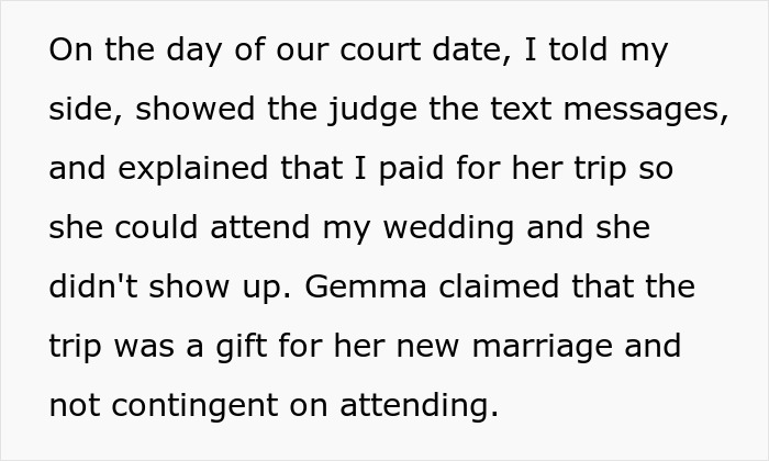 Woman Skips Best Friend’s Wedding, Says It’s Because She Wanted A Honeymoon, The Real Reason Is Much Worse Woman Skips Best Friend’s Wedding, Says It’s Because She Wanted A Honeymoon, The Real Reason Is Much Worse