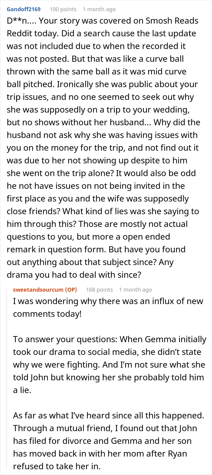 Woman Skips Best Friend’s Wedding, Says It’s Because She Wanted A Honeymoon, The Real Reason Is Much Worse Woman Skips Best Friend’s Wedding, Says It’s Because She Wanted A Honeymoon, The Real Reason Is Much Worse
