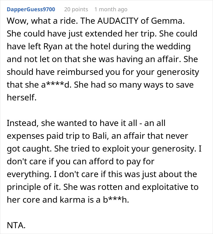 Woman Skips Best Friend’s Wedding, Says It’s Because She Wanted A Honeymoon, The Real Reason Is Much Worse Woman Skips Best Friend’s Wedding, Says It’s Because She Wanted A Honeymoon, The Real Reason Is Much Worse