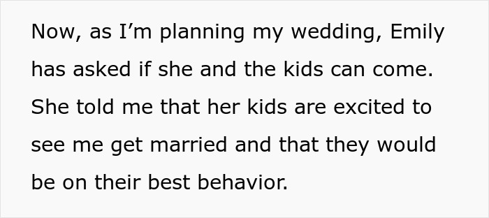 Bride Refuses To Gamble With Her Wedding After Sister Fails To Parent Her Wild Children: “Kids Will Be Kids” Bride Refuses To Gamble With Her Wedding After Sister Fails To Parent Her Wild Children: “Kids Will Be Kids”