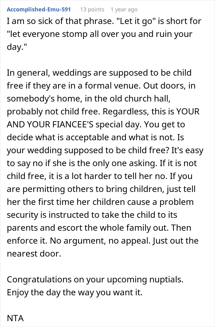 Bride Refuses To Gamble With Her Wedding After Sister Fails To Parent Her Wild Children: “Kids Will Be Kids” Bride Refuses To Gamble With Her Wedding After Sister Fails To Parent Her Wild Children: “Kids Will Be Kids”