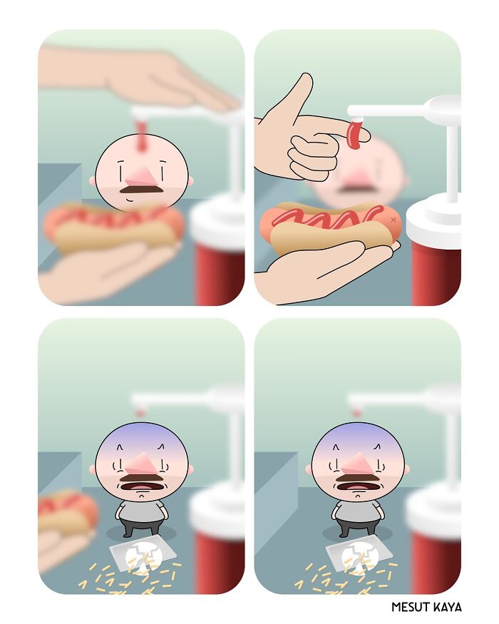 28 Silly Comics On Life With Funny Twists, By Mesut Kaya (New Pics) 28 Silly Comics On Life With Funny Twists, By Mesut Kaya (New Pics)
