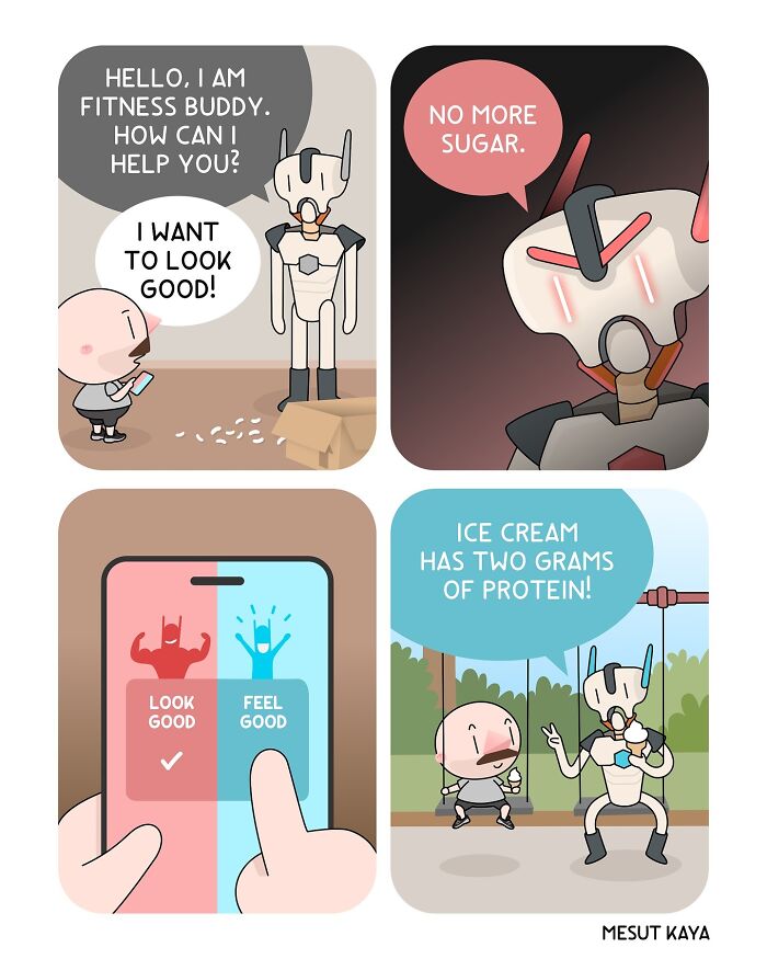 28 Silly Comics On Life With Funny Twists, By Mesut Kaya (New Pics) 28 Silly Comics On Life With Funny Twists, By Mesut Kaya (New Pics)