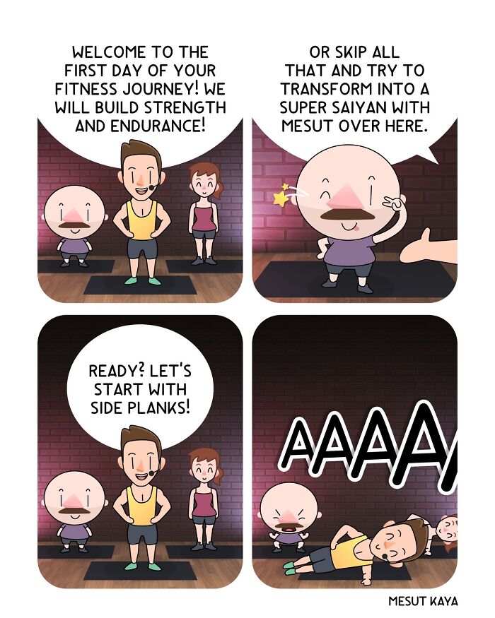 28 Silly Comics On Life With Funny Twists, By Mesut Kaya (New Pics) 28 Silly Comics On Life With Funny Twists, By Mesut Kaya (New Pics)
