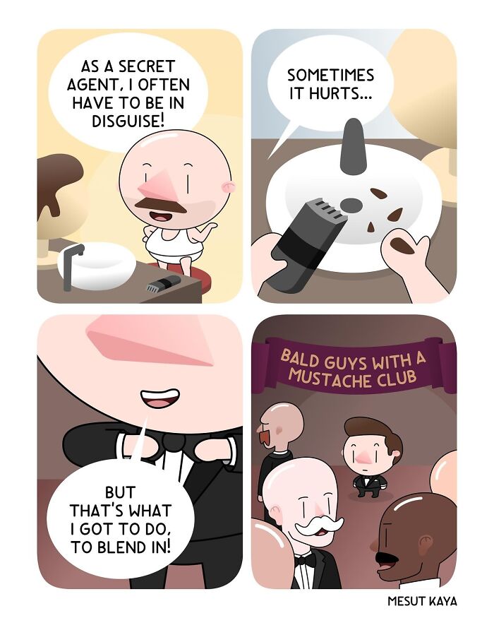 28 Silly Comics On Life With Funny Twists, By Mesut Kaya (New Pics) 28 Silly Comics On Life With Funny Twists, By Mesut Kaya (New Pics)