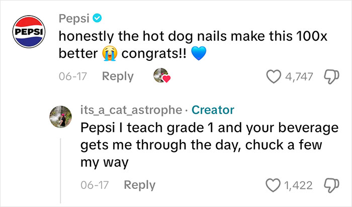 Woman Gets Engaged While Having Hot Dog Nails, Others Share Their Manicures To Make Her Feel Less Alone