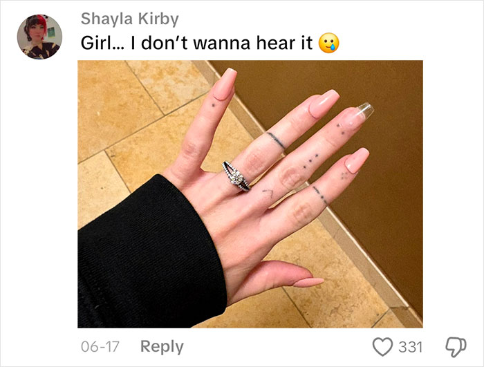 Woman Gets Engaged While Having Hot Dog Nails, Others Share Their Manicures To Make Her Feel Less Alone