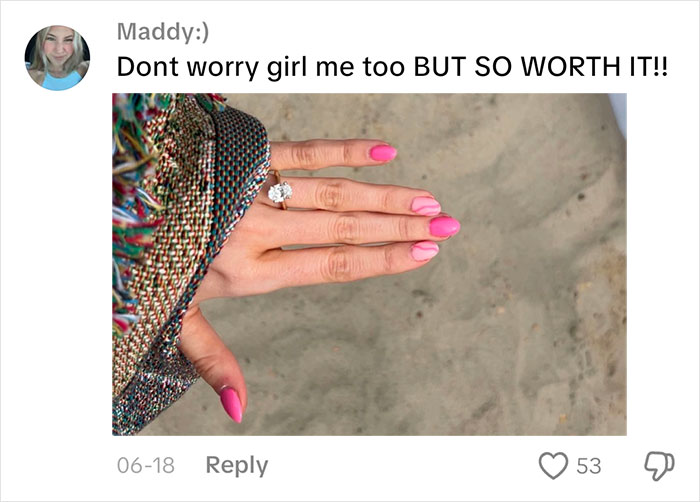 Woman Gets Engaged While Having Hot Dog Nails, Others Share Their Manicures To Make Her Feel Less Alone