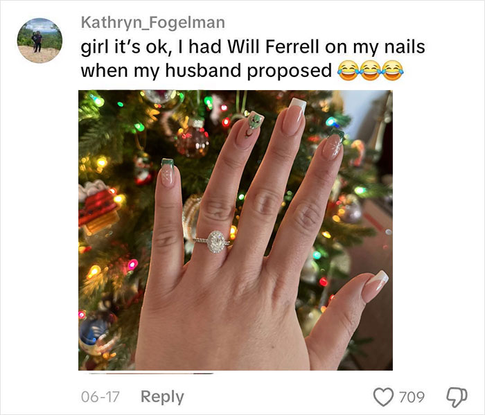 Woman Gets Engaged While Having Hot Dog Nails, Others Share Their Manicures To Make Her Feel Less Alone