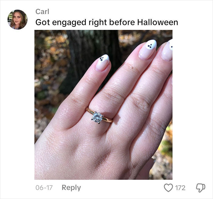 Woman Gets Engaged While Having Hot Dog Nails, Others Share Their Manicures To Make Her Feel Less Alone