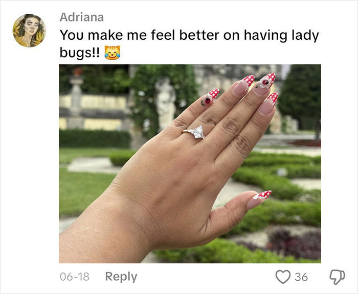 Woman Gets Engaged While Having Hot Dog Nails, Others Share Their Manicures To Make Her Feel Less Alone