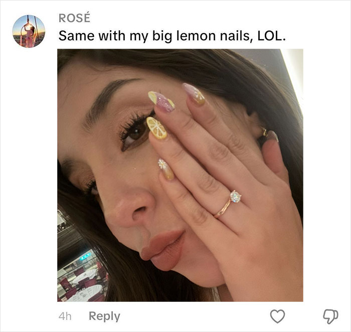 Woman Gets Engaged While Having Hot Dog Nails, Others Share Their Manicures To Make Her Feel Less Alone