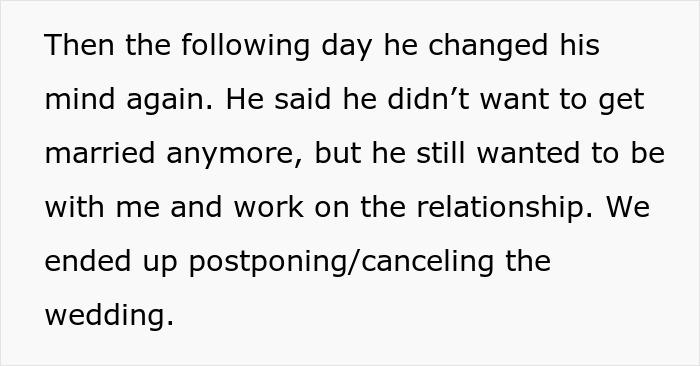 Momma’s Boy Calls Off Wedding, Leaves Fiancée Emotionally Exhausted By Trying To Work Things Out Momma’s Boy Calls Off Wedding, Leaves Fiancée Emotionally Exhausted By Trying To Work Things Out