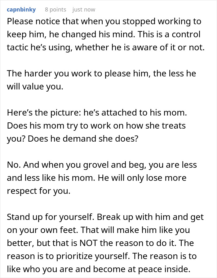 Momma’s Boy Calls Off Wedding, Leaves Fiancée Emotionally Exhausted By Trying To Work Things Out Momma’s Boy Calls Off Wedding, Leaves Fiancée Emotionally Exhausted By Trying To Work Things Out