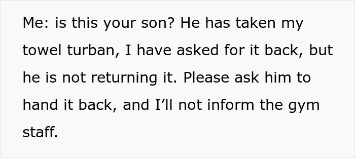 Kid Steals Woman’s Hair Towel, Mommy Dearest Comes To His Rescue And Accuses Woman Of Harassing Him Kid Steals Woman’s Hair Towel, Mommy Dearest Comes To His Rescue And Accuses Woman Of Harassing Him