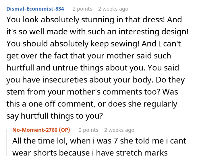 Talented Seamstress Spends 4 Months And $600 On Prom Dress, Insecure Mom Insults How It Looks On Her Talented Seamstress Spends 4 Months And $600 On Prom Dress, Insecure Mom Insults How It Looks On Her
