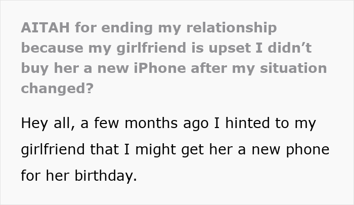 Woman Desperate For A New iPhone, Lashes Out Against BF For Not Gifting It Despite His Layoff Woman Desperate For A New iPhone, Lashes Out Against BF For Not Gifting It Despite His Layoff