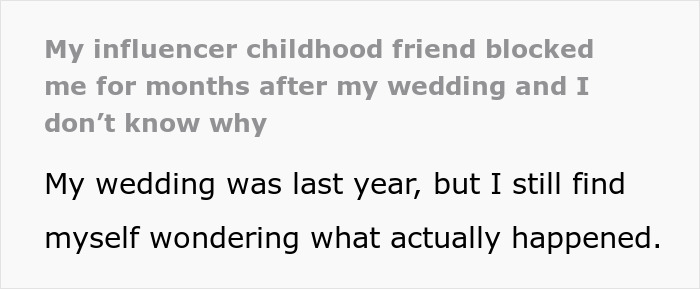 Influencer Bestie Ghosts Bride On The Wedding Day, Blocks Her And Goes No-Contact For No Reason