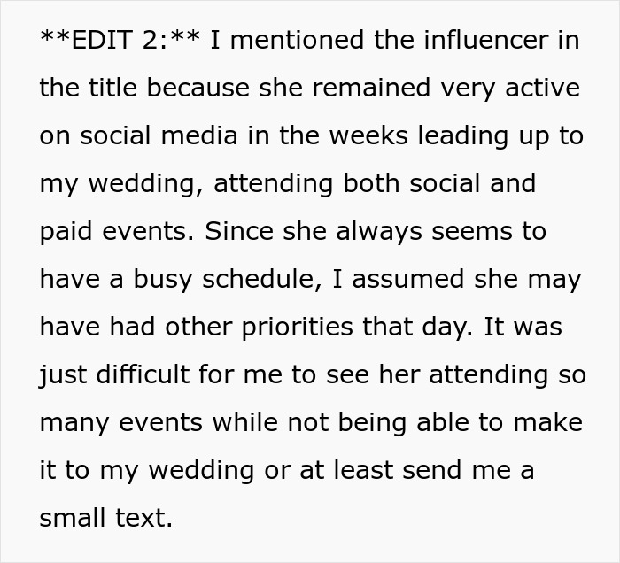 Influencer Bestie Ghosts Bride On The Wedding Day, Blocks Her And Goes No-Contact For No Reason