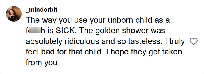Bonnie Blue Follows Up Grotesque Baby Shower With “Bump Update” Aimed At Her Critics Bonnie Blue Follows Up Grotesque Baby Shower With “Bump Update” Aimed At Her Critics