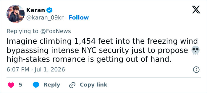 Empire State Building Daredevils Expose Security Lapse After Scaling 1,454-Foot Antenna To Hang “Cringe” Flag Empire State Building Daredevils Expose Security Lapse After Scaling 1,454-Foot Antenna To Hang “Cringe” Flag