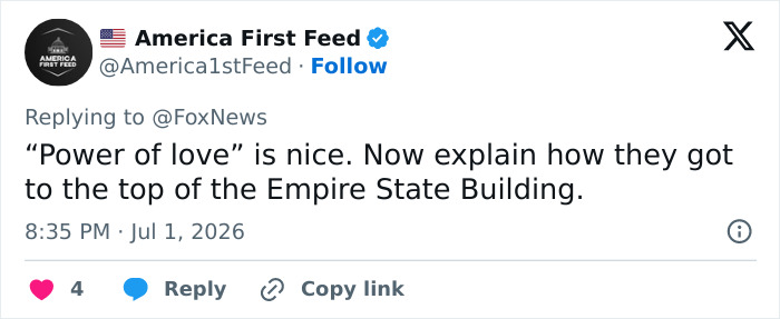 Empire State Building Daredevils Expose Security Lapse After Scaling 1,454-Foot Antenna To Hang “Cringe” Flag Empire State Building Daredevils Expose Security Lapse After Scaling 1,454-Foot Antenna To Hang “Cringe” Flag