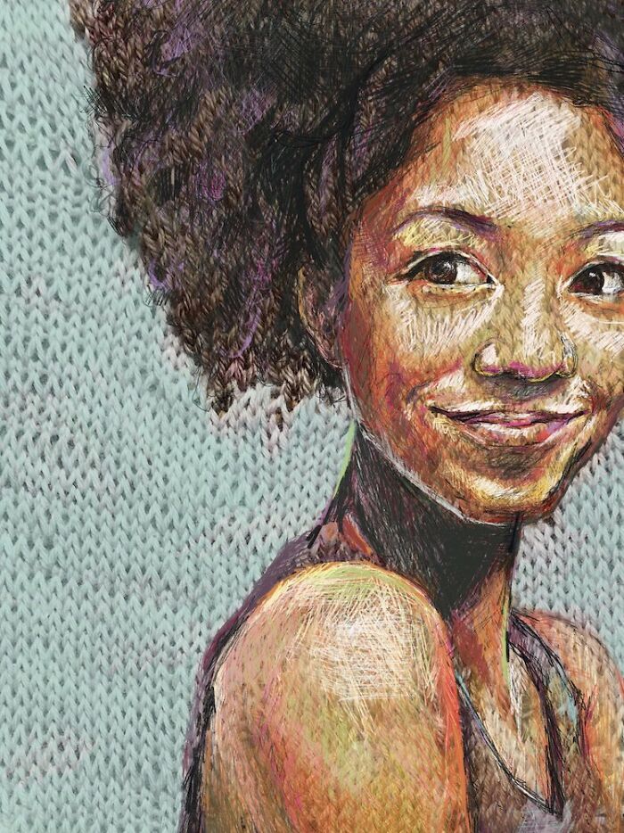 Artist Blends Traditional Knitting With Modern Art To Create Stunning Portraits (33 Pics)