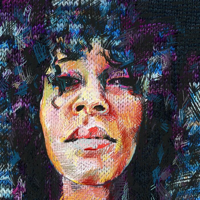 Artist Blends Traditional Knitting With Modern Art To Create Stunning Portraits (33 Pics)