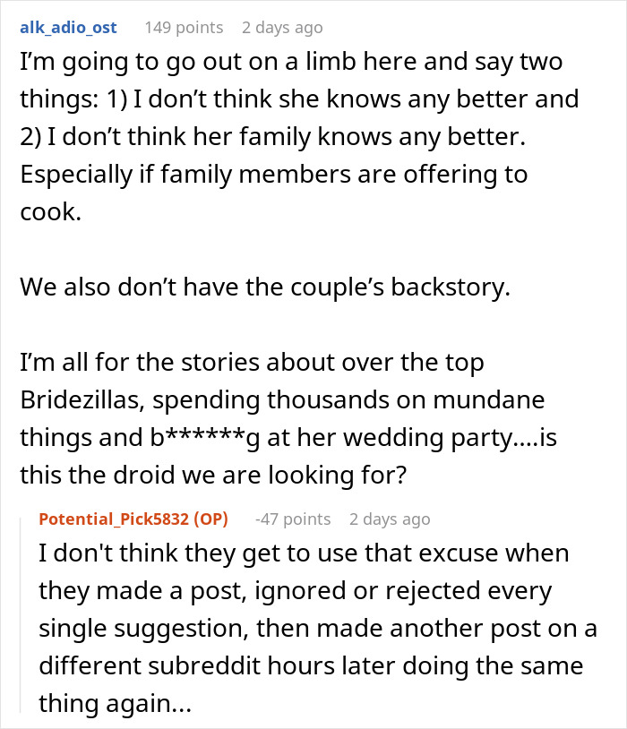 People Are Discussing Bride’s Idea Of A Potluck Wedding And It’s Pretty Triggering For Some People Are Discussing Bride’s Idea Of A Potluck Wedding And It’s Pretty Triggering For Some