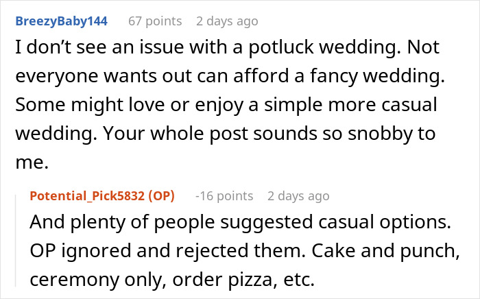 People Are Discussing Bride’s Idea Of A Potluck Wedding And It’s Pretty Triggering For Some People Are Discussing Bride’s Idea Of A Potluck Wedding And It’s Pretty Triggering For Some