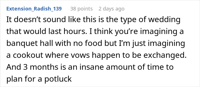 People Are Discussing Bride’s Idea Of A Potluck Wedding And It’s Pretty Triggering For Some People Are Discussing Bride’s Idea Of A Potluck Wedding And It’s Pretty Triggering For Some