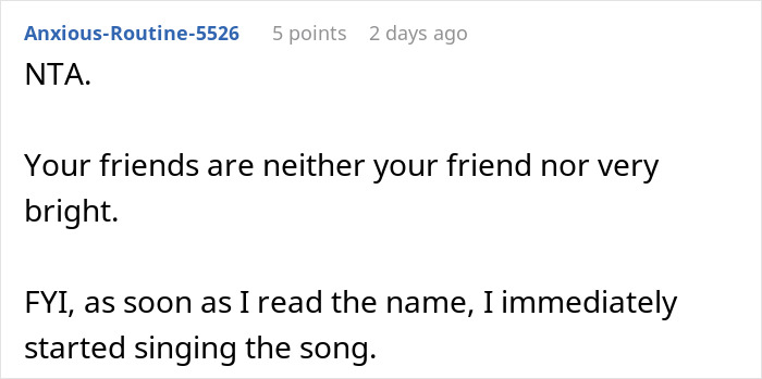 Friends Stage An Intervention For Woman With A Weird Name, Make Ludicrous Demands Friends Stage An Intervention For Woman With A Weird Name, Make Ludicrous Demands