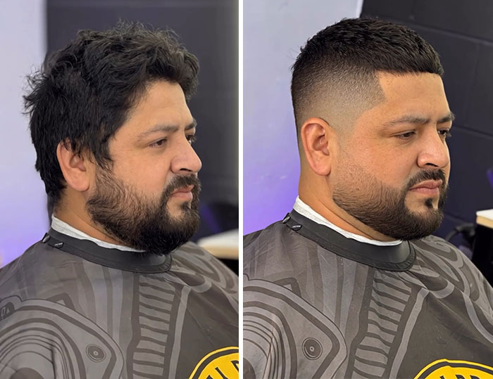 26 Drastic Men’s Hair And Beard Before-And-After Pics Shared By Barber Emiliano Familia