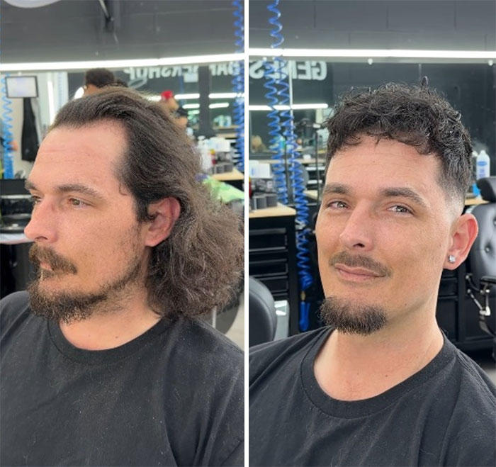 26 Drastic Men’s Hair And Beard Before-And-After Pics Shared By Barber Emiliano Familia