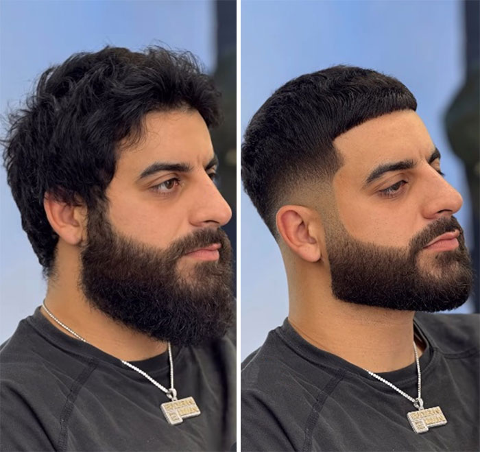 26 Drastic Men’s Hair And Beard Before-And-After Pics Shared By Barber Emiliano Familia
