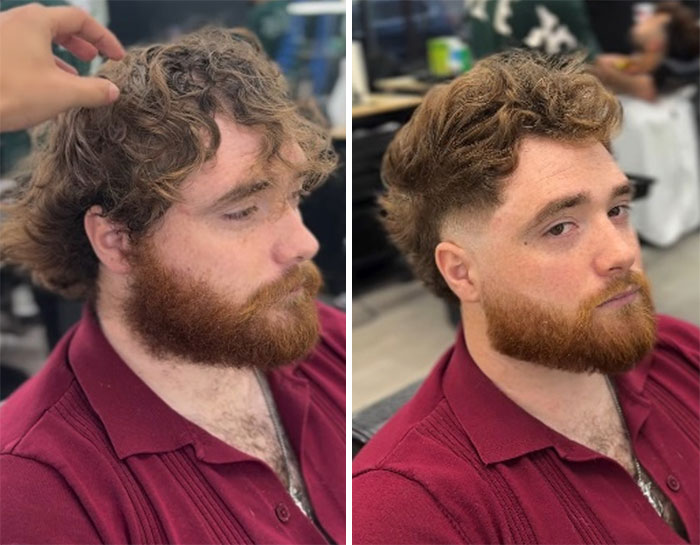 26 Drastic Men’s Hair And Beard Before-And-After Pics Shared By Barber Emiliano Familia