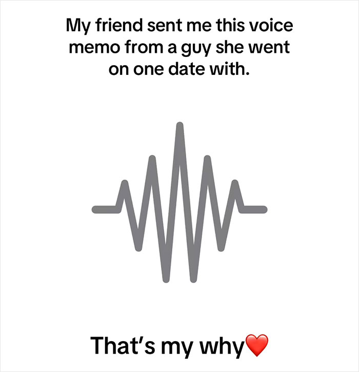 Man’s “Unhinged” Voice Memo Ultimatum To Woman After One Date Has People Bemoaning Modern Dating Man’s “Unhinged” Voice Memo Ultimatum To Woman After One Date Has People Bemoaning Modern Dating