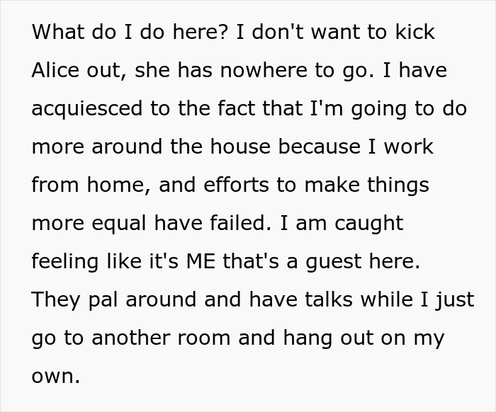 40YO Woman Prioritizes 24YO Friend’s Comfort Over Hubby, Lets Her Stay In Their House Indefinitely