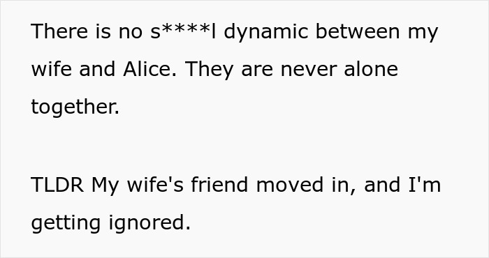 40YO Woman Prioritizes 24YO Friend’s Comfort Over Hubby, Lets Her Stay In Their House Indefinitely