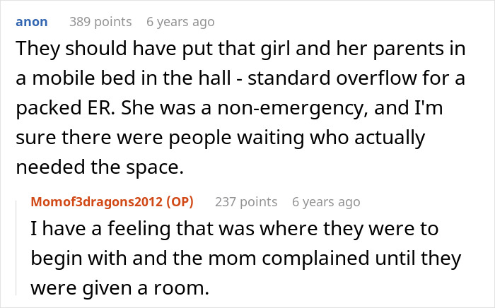 Parents Act Entitled In Pediatric ER, Have To Be Snubbed By Nurse Multiple Times Until They Give Up
