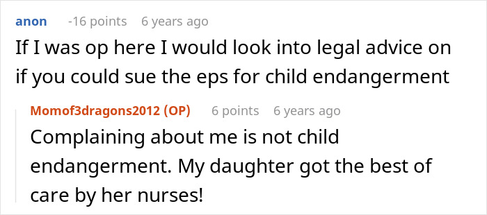 Parents Act Entitled In Pediatric ER, Have To Be Snubbed By Nurse Multiple Times Until They Give Up